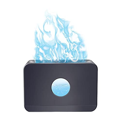 Hellery Humidificador de niebla fría para cabecera, Control remoto silencioso, carga USB, 220ml, difusor de Aroma de aceite esencial para dormitorio, 