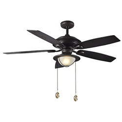 Ventilador de Techo para cenadores al Aire Libre, Ventilador de Techo para Patio con luz LED, Ventiladores de Techo de 52 Pulgadas, Control Remoto/3 v en oferta