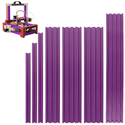 Mandeep Kit de Marco de Impresora 3D para VORON_Trident | Kit de Perfil de Marco de 300 mm para impresoras VORON_Trident | Kit de Marco de procesamien