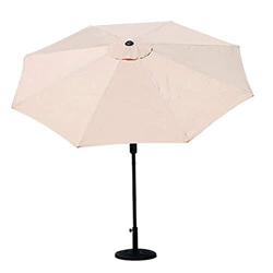 9.8Ft / 3.0M Banana Voladizo Sobresaliente Sombrilla De Jardín, Parasol Toldo Resistente A Los Rayos UV con Manivela para Playa Balcón Terraza Jardín  en oferta