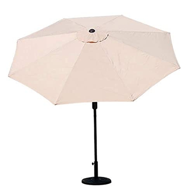 9.8Ft / 3.0M Banana Voladizo Sobresaliente Sombrilla De Jardín, Parasol Toldo Resistente A Los Rayos UV con Manivela para Playa Balcón Terraza Jardín 