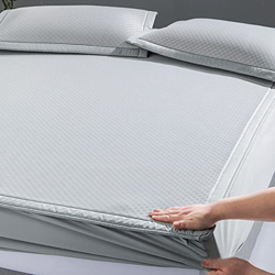 TRGCJGH Cubrecolchón De Látex Refrescante De Verano,Cubierta De Emulsión De Seda De Hielo Plegable De Verano,colchoneta De Dormir De Verano,Juego De S en oferta