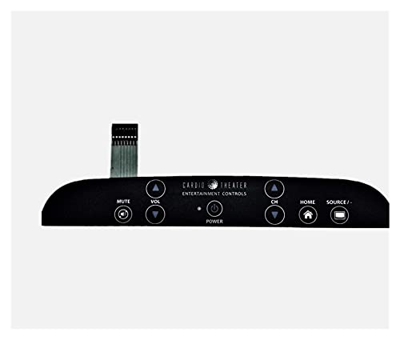 Botón de Membrana del Interruptor de Membrana Apto for la Cinta de Correr PRCOR TELEVISOR Botón de 12 Pulgadas TELEVISOR Botones de repuestos (Color :