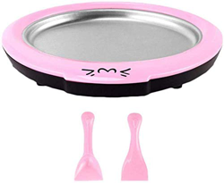 Ice Teppanyaki Plate Ice Cream Rolling Machine DIY Rolling Ice Cream Machine para preparar rollos de helado para niños-Rosa características