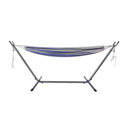 FMOPQ Soporte Plegable Hamaca Hamacas Grandes al Aire Libre Hamaca Doble Hamaca de jardín con Soporte para niños Adultos Senderismo Camping Playa Hama en oferta