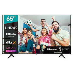 Hisense 65A6EG (65 Pulgadas) 2022 Series - Smart TV 4K UHD con Dolby Vision HDR, DTS Virtual X, Freeview Play, Alexa Built-in, Bluetooth (Nuevo 2022), en oferta