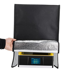 Zwbfu Impresora 3D Cubierta Opaca Cubierta Protectora de Aislamiento Funda de alenamiento Protección contra la luz Solar Humedad Polvo Suciedad Compat características