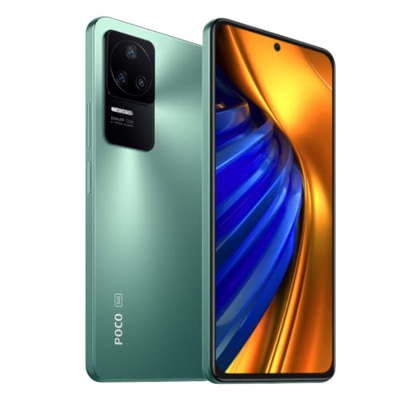 Poco F4 5G - Smartphone de 6+128GB, Pantalla de 6.67” 120Hz AMOLED, Snapdragon 870, Cámara de 64MP, 4500mAh, 67W Turbo Charging, Nebula Green (Versión