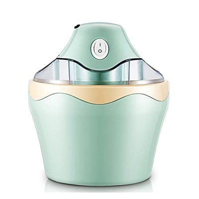 HUIKDY Máquina para Hacer Helados Y Postres Congelados, 500ml, Máquina Automática para Hacer Helados, Mini Máquina Eléctrica para Hacer Helados DIY co