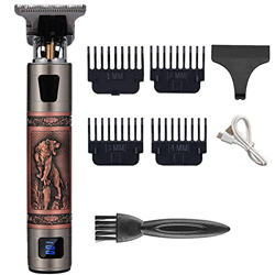 Cortapelos para hombres, juego profesional de peluquero inalámbrico, kit de aseo recargable por USB, kit de corte de pelo eléctrico, kit de corte de p en oferta