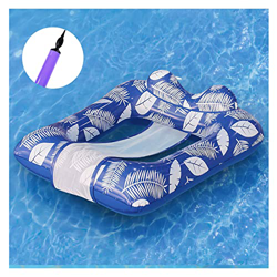 LIBANG Hamaca Flotante para Piscina, Hamaca de Agua Inflable Cama para Piscina Hamaca para Piscina Silla Flotante Cama con Bomba para Piscina Bañera d características