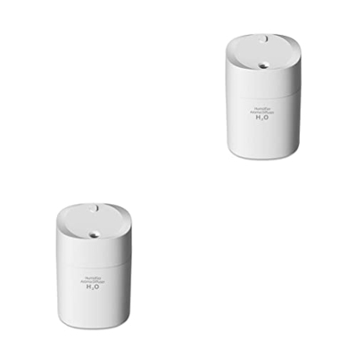 teng hong hui 2 Juegos de Difusor de humidificador de aire de 200ML, rociador de niebla fina de Aroma, atomizador de carga USB de viaje para dormitori