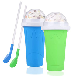 Slushy Maker Cup, Quick Frozen Smoothies Slushy Ice Cream Maker, Summer Juice Ice Cream Cup Freeze Portable Squeeze Cup para la familia DIY casera precio