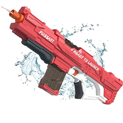 LVLUOKJ Pistola de Agua eléctrica para Adultos y niños, Pistolas de Agua súper remojadoras con Capacidad de 800 CC, Pistolas de Agua automáticas Lanza características
