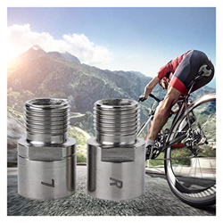 AIRAXE 1 par MTB Pedal de Bicicleta Pedal Pedal Extensión del Eje Pedal Extensión Extensión de Acero Pedal de Acero Extensor de Pedal for MTB Pedal de en oferta