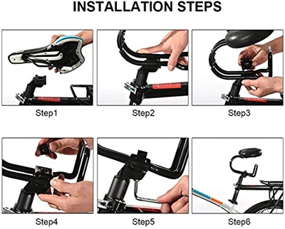 Sillín de Bicicleta cómodo Asiento for Bicicletas, Asiento de Bicicleta más cómodo Espuma de Memoria Impermeable Silla de Silla de Silla de Asiento de