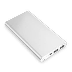 Generic Power Bank 50000mAh Batería externa portátil Power Bank USB LED Cargador de teléfono móvil para teléfonos móviles y tabletas - Gift Silver precio