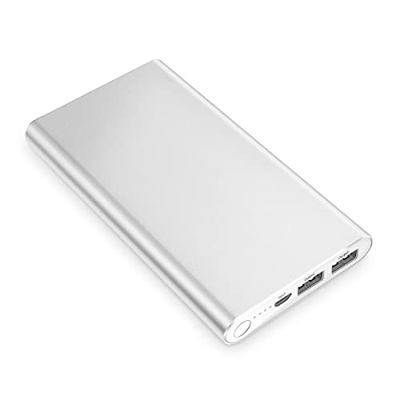 Generic Power Bank 50000mAh Batería externa portátil Power Bank USB LED Cargador de teléfono móvil para teléfonos móviles y tabletas - Gift Silver