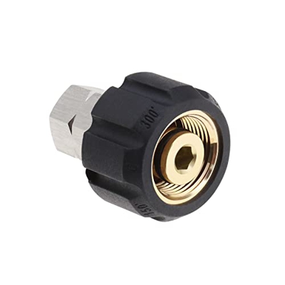 Adaptateur de Nettoyeur haute pression Femelle Métrique M22 à 1/4 pouces Femelle NPT Raccord métal Nettoyeur haute pression Adaptateur de Tuyau Prise 