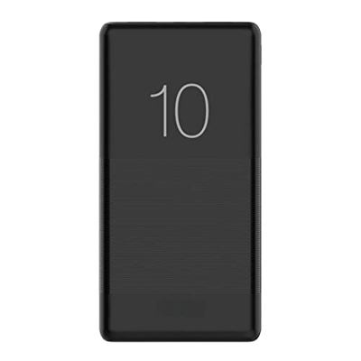 Power Bank, 10000 mAh portátil carga rápida 22,5 W Pover Bank batería externa Powerbank para móviles y tabletas - Regalo negro