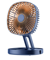 Escritorio Plegable Ventilador Telescópico Usb Cargo Oficina Ventilador Portátil Dormitorio Exterior Pequeño Ventilador Azul características