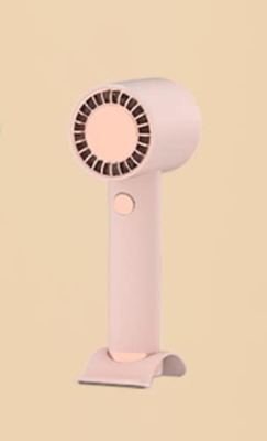 Pequeño Ventilador De Mano De Turbina Soporta Carga Usb Pequeño Ventilador De Mano Rosa
