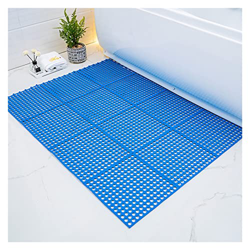 Alfombra de la Escalera de la Piscina con Textura Antideslizante de PVC Azulejos de Suelo de Empalme para la Piscina Baño de la habitación de la Ducha en oferta