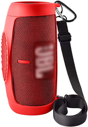 Funda para altavoz Bluetooth JBL Charge 5 con mosquetón y correa para el hombro, color rojo características