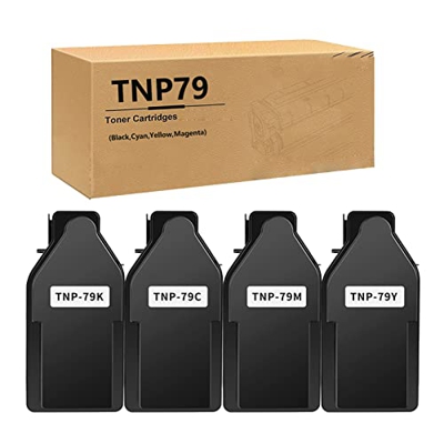 LLAK Compatible para Konica Minolta TNP79 Tóner C3350i Cartucho para Konica Minolta Bizhub C3350i C4050i de tóner (Negro, Cian, Amarillo, Magenta) 4-P