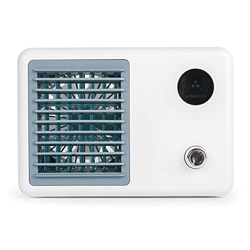 Ventilador de enfriador de aire, mini aire acondicionado USB portátil humidificador de ventilador de refrigeración móvil (blanco) precio