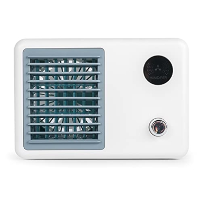 Ventilador de enfriador de aire, mini aire acondicionado USB portátil humidificador de ventilador de refrigeración móvil (blanco)