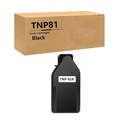 LLAK Compatible para Konica Minolta TNP81 Tóner TNP81 Cartucho para De Tóner para Konica Minolta Bizhub C3300i C4000i (Negro, Cian, Amarillo, Magenta)