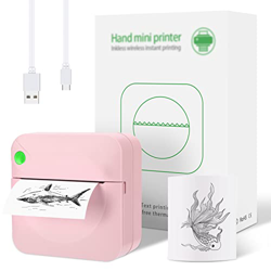 icyant Mini Impresora Termica, BT Inalámbrico Impresora Térmica Portátil Impresora Fotográfica Mini Impresora Compatible Android e iOS para Lista Foto características