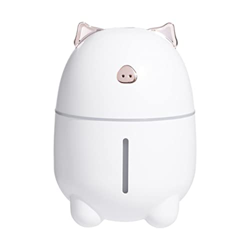 yestGE Humidificador LED de Cerdo Lindo, Difusor Aroma Niebla Fría Capacidad 230 Ml, Purificador Dormitorio en Casa, Máquina Aromaterapia Ultrasónica  características