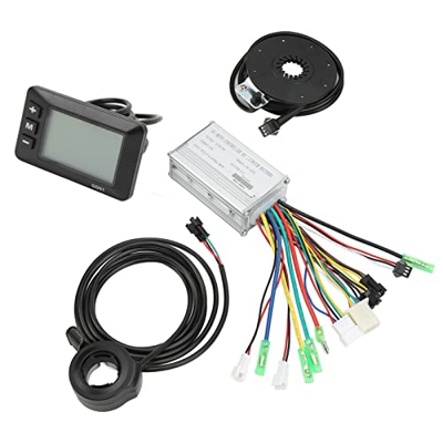 SHYEKYO Controlador de Motor de Bicicleta, Fecha Clara, Buena Disipación de Calor, Kit de Conversión de Bicicleta Eléctrica Resistente Y Liviano, Vist