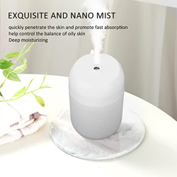 Humidificador Pequeño, Mini Humidificador de Escritorio de 260 Ml, Humidificador de Escritorio de Diseño Simple Y Silencioso de Luz Fría Y Romántica d precio