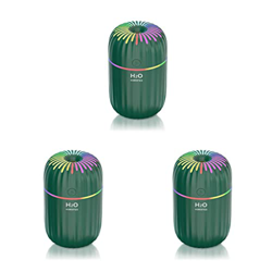 lmoikesz 3 Juegos de Humidificador de aire, aceite esencial, 300ml, difusor de Aroma para dormitorio con luz nocturna, generador de niebla recargable, precio