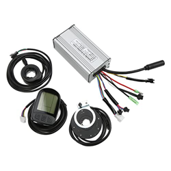 SHYEKYO Controlador de Onda Cuadrada de Bicicleta Eléctrica, Kit de Conversión de Bicicleta Eléctrica Fecha Clara Práctico 22a Fiable con Panel LCD5 p precio