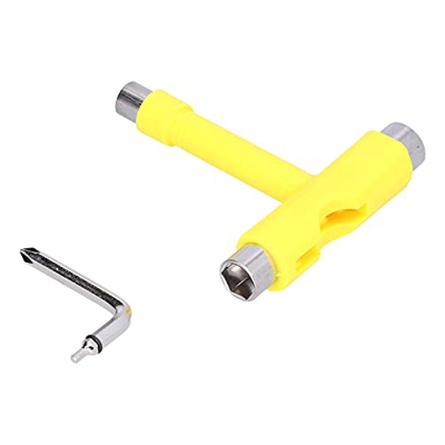 Gedourain Kit de Herramientas en T para Monopatín, Herramienta de Patín Multifunción Resistencia Al Desgaste Llave en T Multifuncional para la Modific