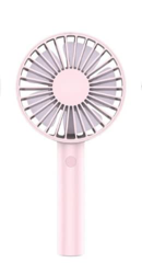 Draagbare Handheld Kleine Ventilator Usb Opladen En Koelen Kleine Ventilator Mini Kantoor Desktop Ventilator Face-to-face Roze en oferta
