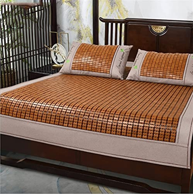 HCZS Estera de bambú Plegable de Verano Fresco Colchoneta de bambú de Mahjong carbonizado Transpirable Colchón de Verano Fresco para Dormir, colchón d