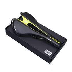 Sillin Mtb Fibra de carbono completa Road Mountain Bike Saddle/Carbon Fiber Saddle/Asiento Mango/Horcor/Líder/Marco de Copa 95G Bicicleta SillíN (Colo precio