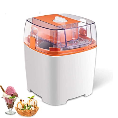 SmallDimple Máquina Eléctrica Hacer Helados Congelador Incorporado Máquina Hacer Helados Servicio Suave Hogar Niños Máquina Hacer Hielo Pequeña Mostra