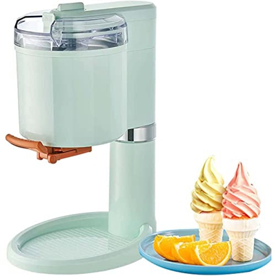 SmallDimple Máquina Hacer Helados Máquina Hacer Helados Máquina Hacer Postres Frutas Congeladas Electrónica Sorbete Fácil Máquina Casera Yogur Helado 