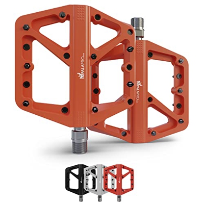 IMPALAPRO - Pedales MTB de Nylon Antideslizante - Pedales Bici - Pedales BMX - Pedales Bicicleta Montaña - Pedales Carretera - Pedales Bicicleta Paseo
