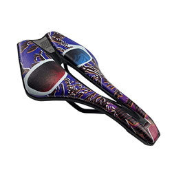 Sillin Mtb Asiento de carreras de bicicletas Mtb Road Bike Ultralight Saddle 230g Diseño ergonómico Hollow asiento Sillín for la silla de monada Bicic en oferta