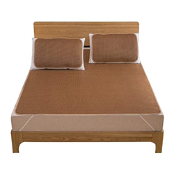 HCZS Colchoneta de bambú de Verano para Dormitorio Plegable, Almohadilla para colchón, colchoneta de bambú de Hielo, Uso de Doble Cara, refrigeración  características