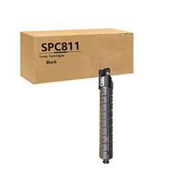 LLQQ Reemplazo de Cartucho de tóner Compatible para RICOH SPC811, Adecuado para Ricoh SP C81ODN SP C811DN Tóner, Rendimiento de Alta página (Black Cya precio