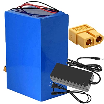 Batería de bicicleta electrónica, Batería de litio de bicicleta electrónica de 48V con cargador 15AH-Batería de iones de litio de 55Ah for reemplazar 
