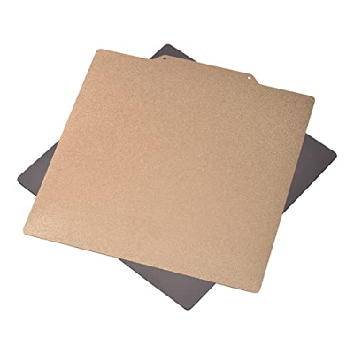 Plataforma de acero inoxidable con superficie de construcción flexible con revestimiento de PEI de 410x410 mm (16,1x16,1 pulgadas) para las impresoras